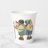 Funny Wikers Outdoor Adventure Camping Spaß Pappbecher (Vorderseite)