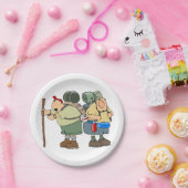 Funny Wikers Outdoor Adventure Camping Spaß Pappteller (Party)