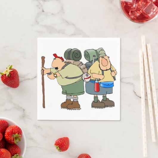 Funny Wikers Outdoor Adventure Camping Spaß Serviette (Beispiel)