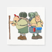 Funny Wikers Outdoor Adventure Camping Spaß Serviette (Vorderseite)