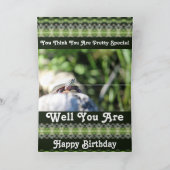 Funny Wild Alte Schildkröte Karte (Innenseite)