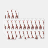 Funny Wild Animal Art Giraffe Geschenkschachtel (Ungefaltet)