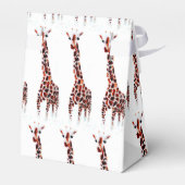 Funny Wild Animal Art Giraffe Geschenkschachtel (Rückseite)