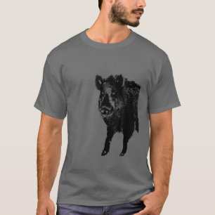 Funny Wild Boar Hunter Jagd Wilde Sau T-Shirt