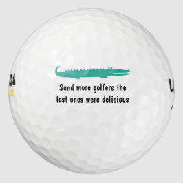 Funny Wild Gator Golfball