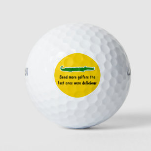Funny Wild Gator Golfball