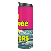 Funny Wild Schwimmer Getränkehalter Dryrobe Träger Thermosbecher (Nach rechts gedreht)