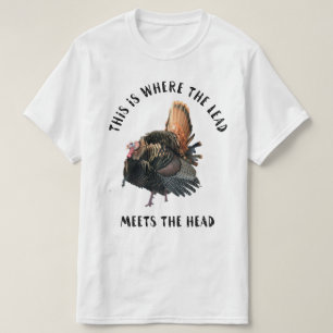 Funny Wild Turkey Jagd im Freien T-Shirt