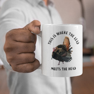 Funny Wild Turkey Jagd Sportliche Tasse
