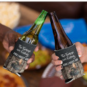 Funny Wild Turkey Jagdquote Bier Cooler Dosenkühler