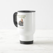 Funny Wild Turkey Junting Quote Tasse (Vorderseite Links)