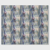 Funny Wild Turkey Lieben Golf Geschenkpapier (Flach)