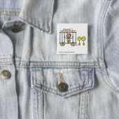 Funny Wildflowers Cartoon Button (Beispiel)