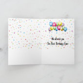 Funny Wildlife Group Karte (Innenseite)