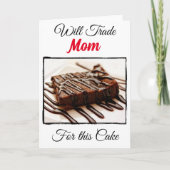 Funny will für Mama tauschen Karte (Vorderseite)