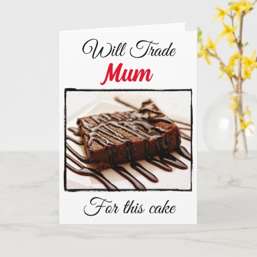 Funny will für: Mum tauschen Karte (Gelbe Blume)