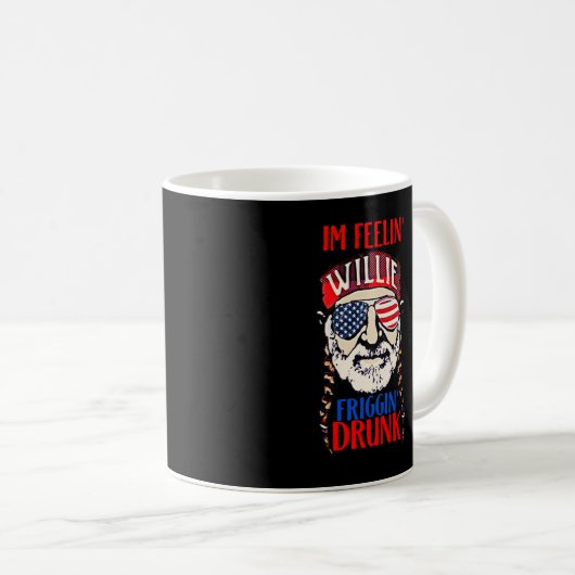 Funny Willie Outfits Classic Design Outlaws Liebe Kaffeetasse (VorderseiteRechts)