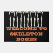 Funny Willkommen bei Skeleton Knochen Halloween Do Fußmatte (Vorderseite)
