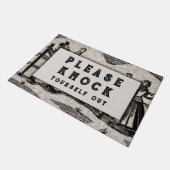 Funny Willkommen Fußmatte (Schrägansicht)