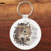 Funny, Willkommen im Nuthouse, Eichhörnchen, Tier Schlüsselanhänger (Vorderseite)