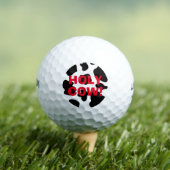 Funny Wilson Golf Ball mit Kuhflecken Tierdruck (Insitu T-Shirt)