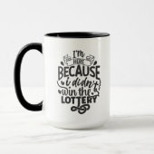 Funny win Lottery Office Tasse (Links)
