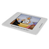 Funny Wine and chee Spaß Glass Cutting Board Schneidebrett (Ecke)