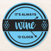 Funny Wine, Bier, Bar, Party Untersetzer (Vorderseite)
