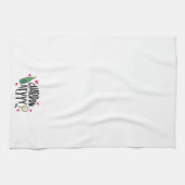 Funny Wine Chardonnay Heyy Geschirrtuch (Horizontal)