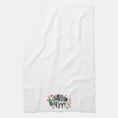 Funny Wine Chardonnay Heyy Geschirrtuch (Vertikal)