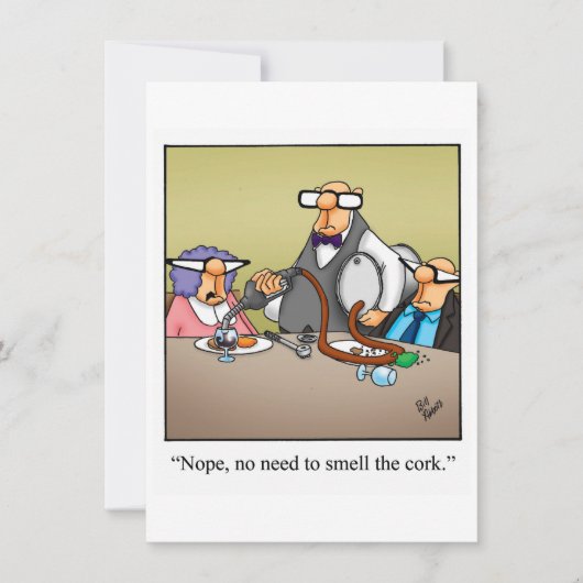 Funny Wine Degustation Party Einladung (Vorderseite)