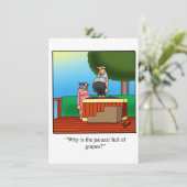 Funny Wine Degustation Party Einladungen (Stehend Vorderseite)