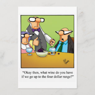 Funny Wine Degustation Party Einladungen