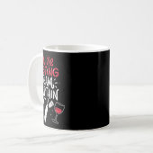 Funny Wine Degustation Shirts Kaffeetasse (Vorderseite Links)