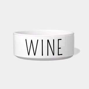 Funny Wine Dog Napf