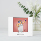 Funny Wine Einladung! Einladung (Stehend Vorderseite)