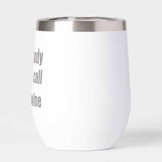 Funny Wine Emergency Zitat (Rückseite)