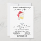 Funny Wine Exchange Weihnachtsfest Party Einladung (Vorderseite)