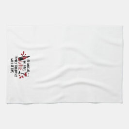 Funny Wine Familienurlaub wird gut sein Geschirrtuch