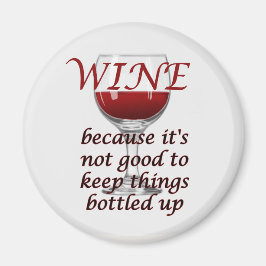Funny Wine Flaschenmagnet Magnet