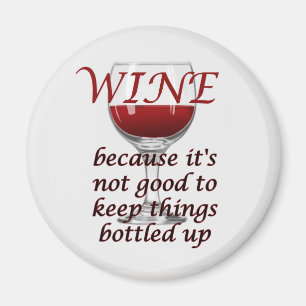 Funny Wine Flaschenmagnet Magnet