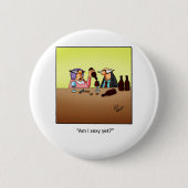 Funny Wine Geschenk! Button (Vorderseite)