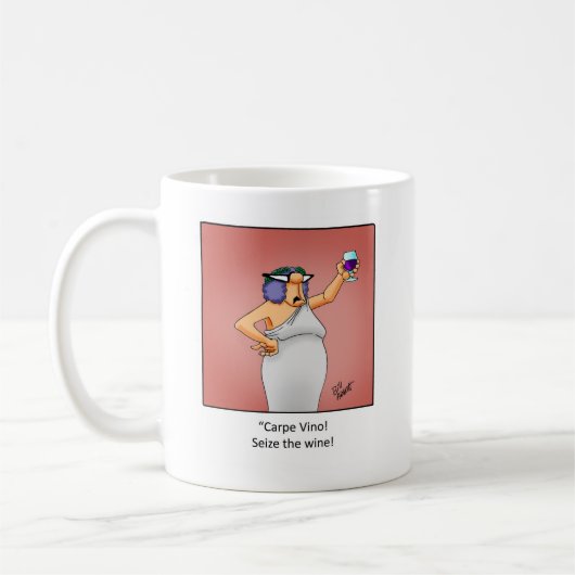 Funny Wine Geschenk! Kaffeetasse (Links)