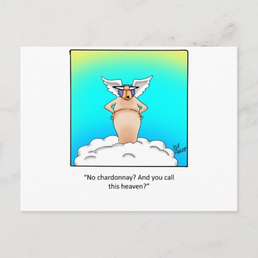 Funny Wine Geschenk! Postkarte (Vorderseite)
