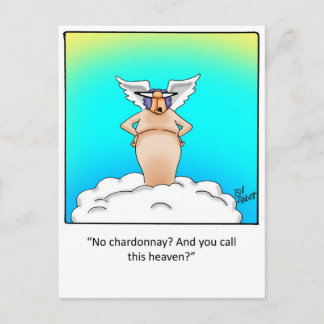 Funny Wine Geschenk! Postkarte