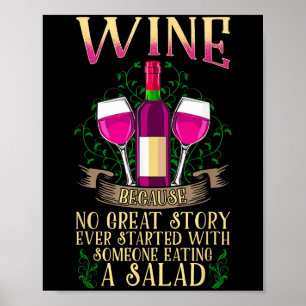 Funny Wine Gift - Wine Shirts für Frauen Poster