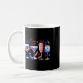 Funny Wine Gl Red White Blue Feuerwerk Happy 4. Kaffeetasse (Links)