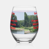 Funny Wine Glass Weinglas Ohne Stiel (Links)