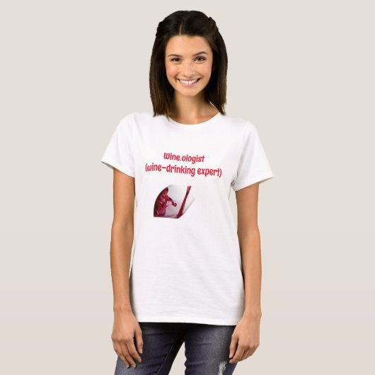 Funny Wine Graphic T-Shirt (Vorne ganz)