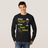 Funny Wine High Gas Preis Kraftstoff Kosten Inflat T-Shirt (Vorne ganz)